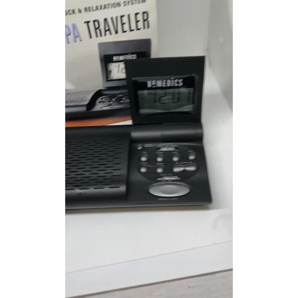 Homedics Body Basics SoundSpa Traveler Alarm Clock Relax System SS-100 Works